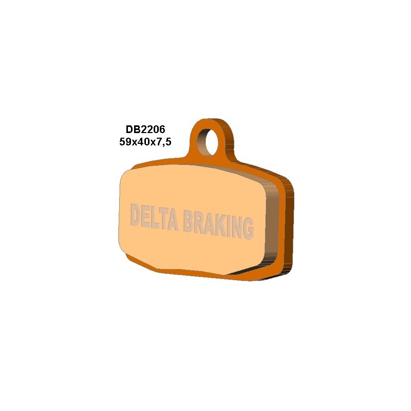 DELTA BRAKING KLOCKI HAMULCOWE KH612 KTM SX85 `12-20 PRZÓD - ZASTĘPUJĄ DB2206MX-D ORAZ DB2206QD-D